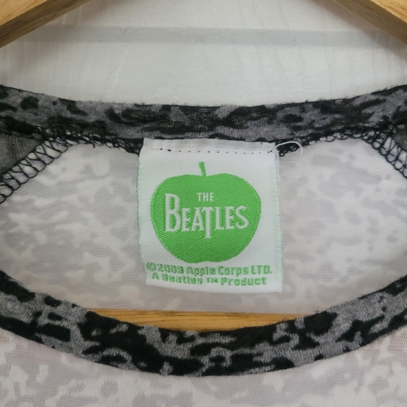 Officially licensed The Beatles 3/4 sleeve women's top - Picture 2 of 3
